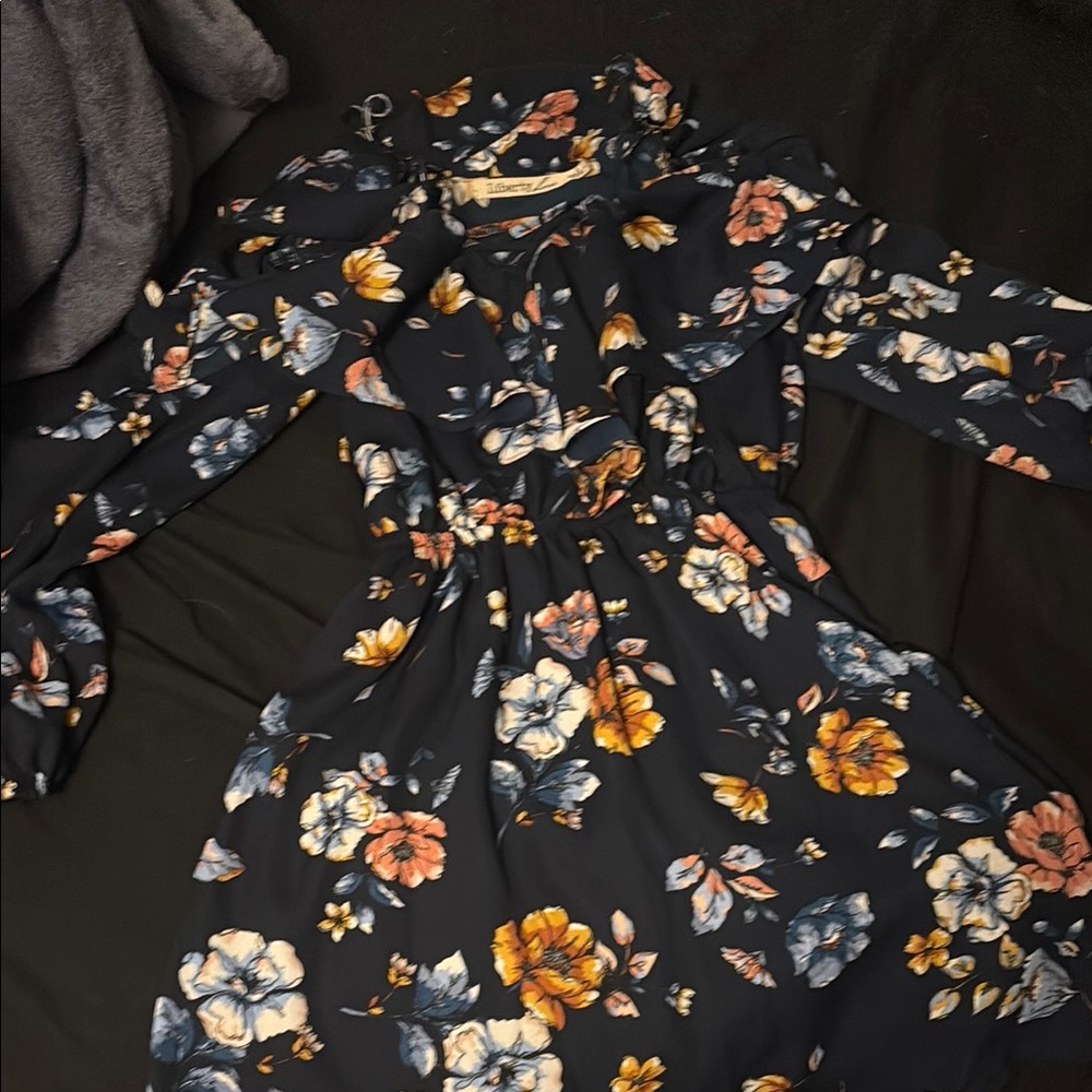Floral Long Sleeve Dress